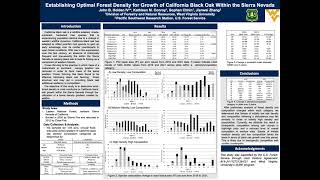 Establishing Optimal Forest Density for Growth of California Black Oak Within the Sierra Nevada