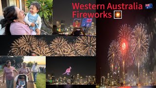 Western Australia 🇦🇺 fireworks 2025.watch till end .live herera enjoy gareu hami le 🙏happy Aurora🧿💓