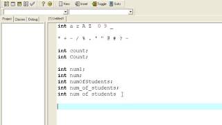 C Programming 101 - Naming Variables