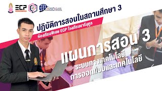 การจัดการเรียนรู้ตามวงจร PLC แผนการเรียนรู้ที่ 3 เรื่อง ระบบทางเทคโนโลยี