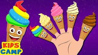 Ice Cream Finger Family Song + More Nursery Rhymes And Kids Songs by KidsCamp
