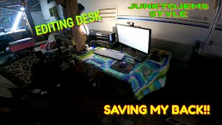 EDITING DESK FROM JUNK farm, tiny house, homesteading,   RV life, RV living|