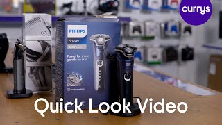 PHILIPS Series 5000 S5885/25 Wet \u0026 Dry Rotary Shaver -  Quick Look