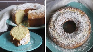 Velvety Soft Vanilla Bundt Cake | Quick \u0026 Easy!