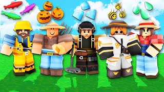 We Became The LEGENDARY FARMING Quintuple! (Roblox Bedwars)