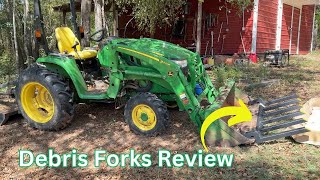 YITAMOTOR Tractor Debris Forks Review - Should have bought a long time ago!