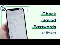 [2022] How to See Saved Passwords iPhone | View Saved Passwords iPhone (3 Ways)