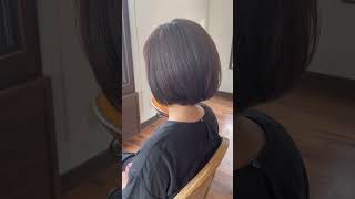 ヘアドネーション　バッサリカット