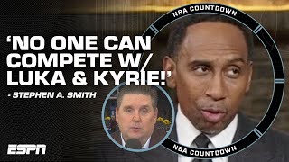 Stephen A. is ALL IN on the Dallas Mavericks 🗣️ 'YOU CANNOT STOP LUKA & KYRIE!' | NBA Countdown