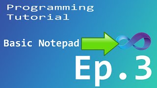 How to create a basic Notepad program in Visual Basic 2010 (VB.net)! - Ep.3 - Tutorial - 2021