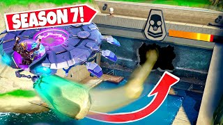 *NEW* USING SEASON 7 UFO'S TO *SMASH OPEN* GROTTO DOORS IN FORTNITE!