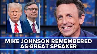 Trump Says Mike Johnson Will Be Remembered as a Great House Speaker