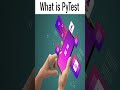 What is PyTest #pytest #python #interviewquestions