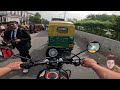 Vlog 40 - IP Extension to Krishna Nagar | Bike travel video