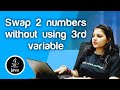Swap two numbers without using third variable | Java