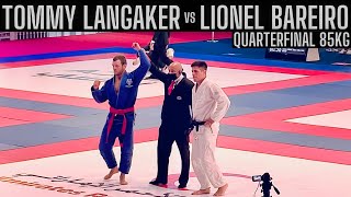Tommy Langaker vs Lionel Bareiro- Quarterfinal 85kg Abu Dhabi World Professional Jiu Jitsu 2021.