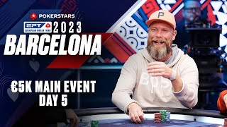 EPT BARCELONA 2023: €5K MAIN EVENT – DAY 5 ♠️ PokerStars