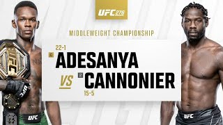 UFC 276 Israel Adesanya vs Jared Cannonier  Full Fight  Highlights