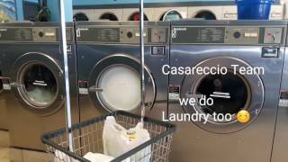 Casareccio Team at the Laundromat