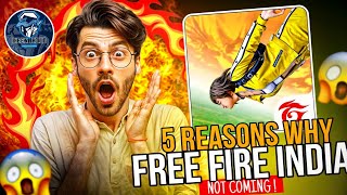 Free Fire Indian Not Coming 😱 || TOP 5 REASON Why Free Fire Indian Not Coming #dasigamer #video #ff