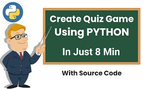 Python Quiz Game | How to make a quiz game in Python | Python Beginner's Projects