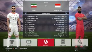 IRAN VS INDONESIA (FRIENDLY MATCH PES 2017 PC)