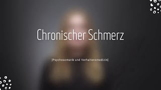 „Wissenschaft kommuniziert“ - Chronischer Schmerz