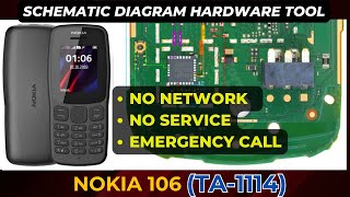 Nokia 106 ta-1114 No Network \u0026 No Service problem solution | Schematic Diagram | DMR SOLUTION