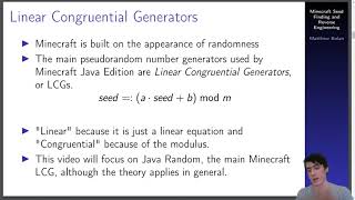 Linear Congruential Generator Python