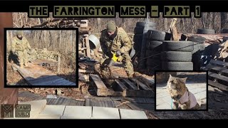 The Farrington Mess #part1 #2024 #kitchen #camping #military #vibes #cat #pallets #dedication #begin