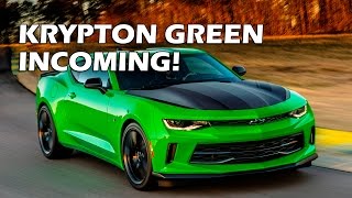 2017 Camaro Krypton Green 1LE