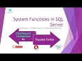 System Functions  in Databas: How to Use Getdate() | SysDateTime() | IsDate() | SysDateTimeOffset()?