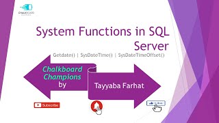 System Functions in Databas: How to Use Getdate() | SysDateTime() | IsDate() | SysDateTimeOffset()?