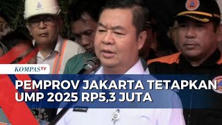 Naik 6,5 Persen, Pj Gubernur Jakarta Tetapkan UMP 2025 Sebesar Rp5,3 Juta