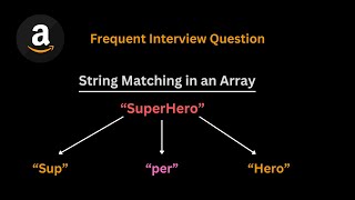 String Matching in an Array - Leetcode 1408