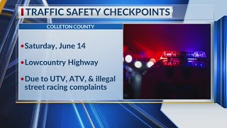 Traffic Safety Checkpoints In Colleton County