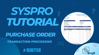 Purchase Order: Transaction Processing - Part 1