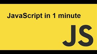 Programming(JavaScript) in 1 minute (part 1)