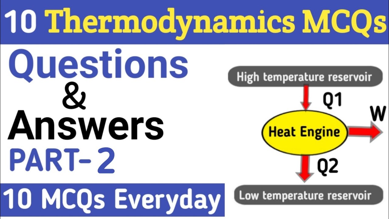 Thermodynamics : Multiple Choice Questions And Answers (MCQ) | Part-2 ...