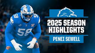 The best moments from Penei Sewell's 2025 season | Detroit Lions Highlights