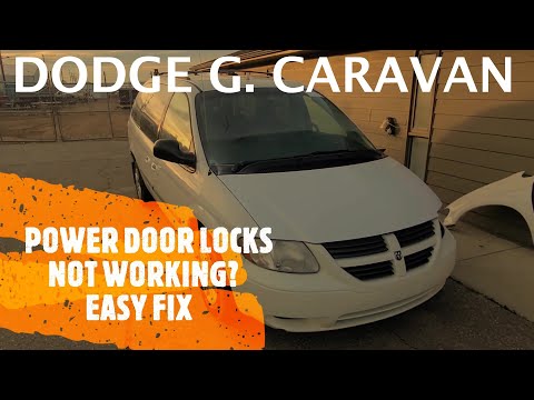 What caused the power locks to malfunction Dodge Caravan?