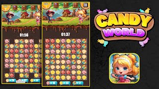 Candy world || Construct 3 Game Template || Source code