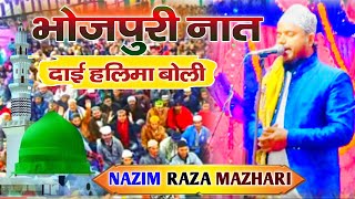 दाई हलीमा बोली लेके ये बलैय्या || dai halima boli leke baliye || bhojpuri naat || nazim raza mazhari