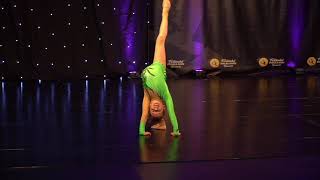 Royal Dance \u0026 Music Solo Acro Dance - Adina Burlac 7 ani