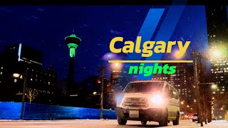 Exploring Calgary at Night #calgary