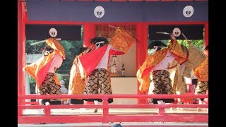 春日神社夏越大祭2017　櫟木神楽座『貴見城』その１