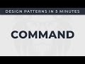 Command - Design Patterns in 5 minutes