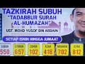 Tadabbur Surah Al-Humazah - Ayat 1: Pengajaran dan Tindakan : YBrs Ust Mohd Yusof Arbain - 15 Okt 24