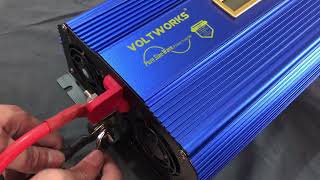 How to run a induction cooker by VOLTWORKS 24v 2000w Pure Sine Wave Inverter