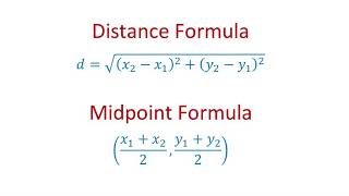 Using Distance and Midpoint Formulas